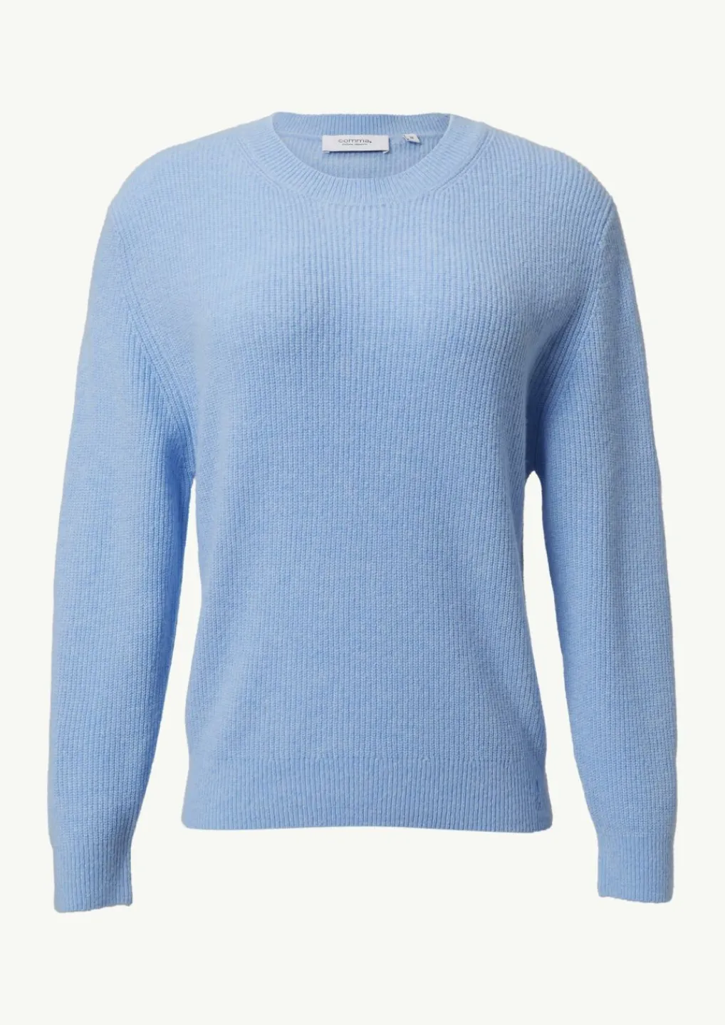 Strickpullover mit Rippstruktur-Comma Best