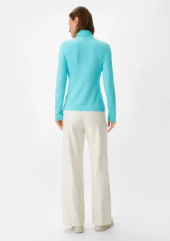 Strickpullover mit Rollkragen-Comma Fashion
