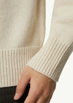 Strickpullover mit Troyer-Kragen-Comma Hot