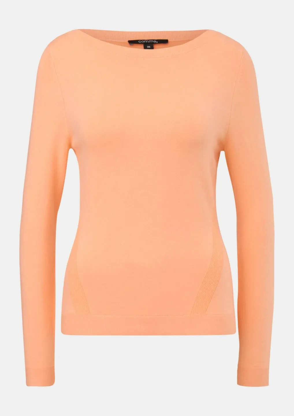 Strickpullover mit U-Boot-Ausschnitt-Comma Fashion