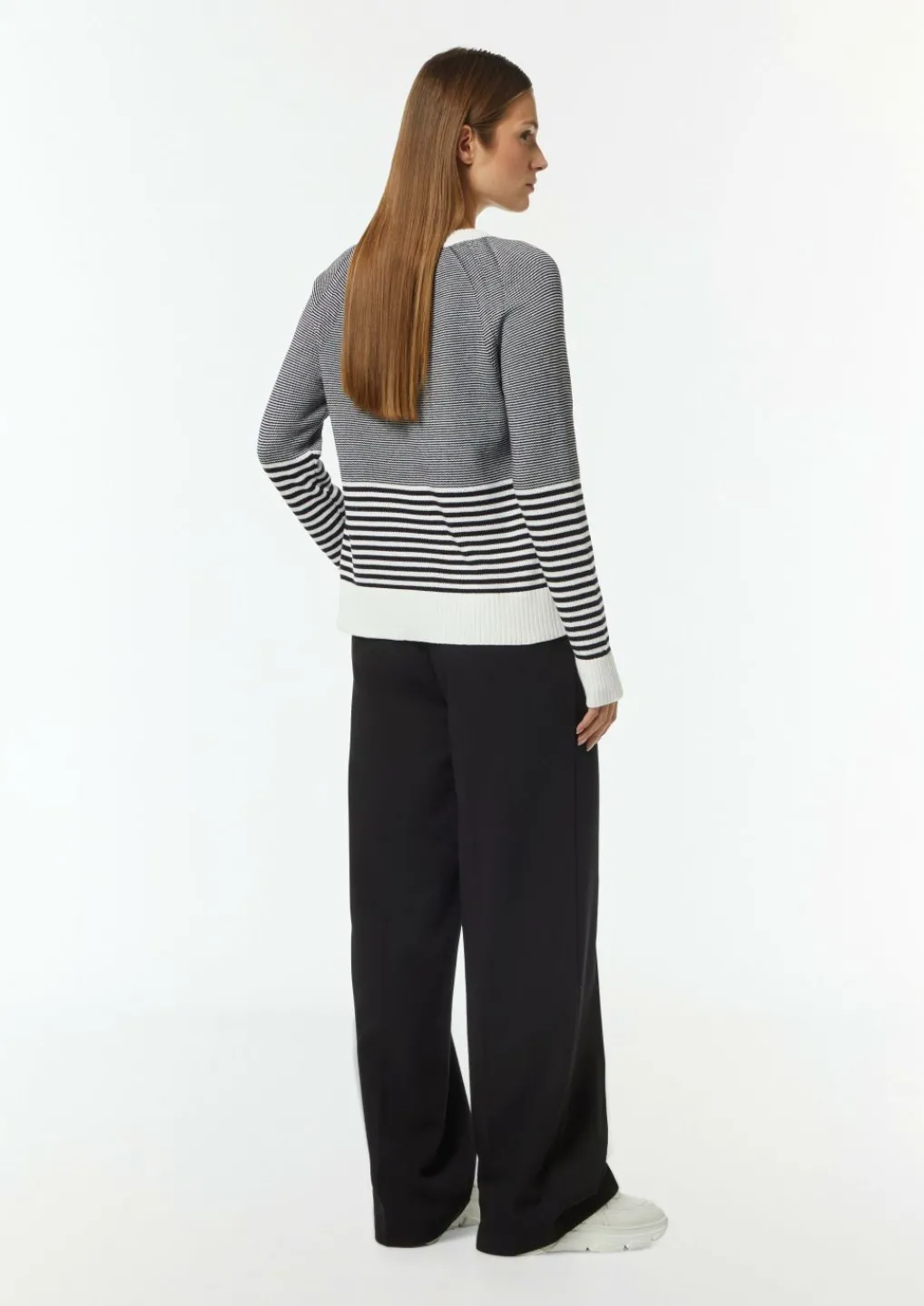 Strickpullover mit variierendem Streifenmuster-Comma Sale