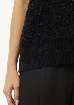 Strickpullover mit V-Ausschnitt und Rippblende-Comma Clearance