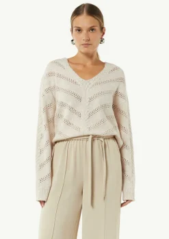 Strickpullover mit zarten Pailletten-Comma Online