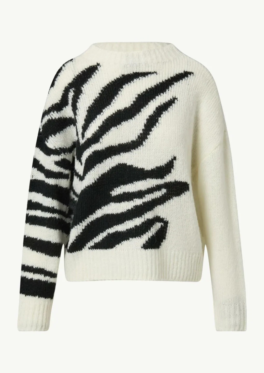 Strickpullover mit zweifarbigen Intarsien-Comma Outlet
