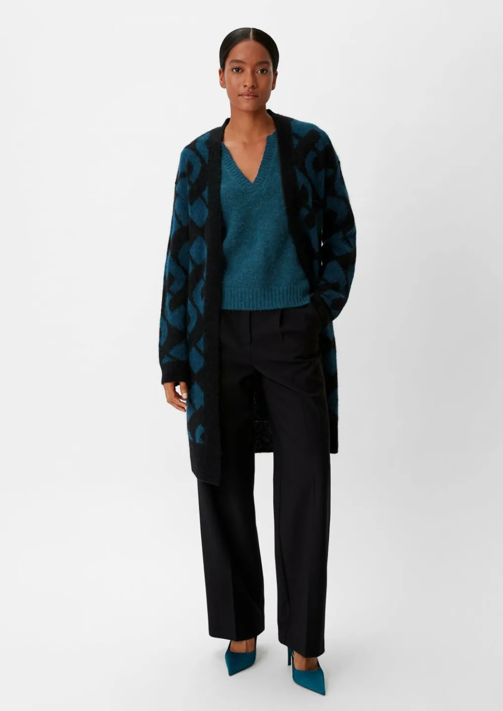 Strickpullunder aus Alpakamix-Comma Outlet