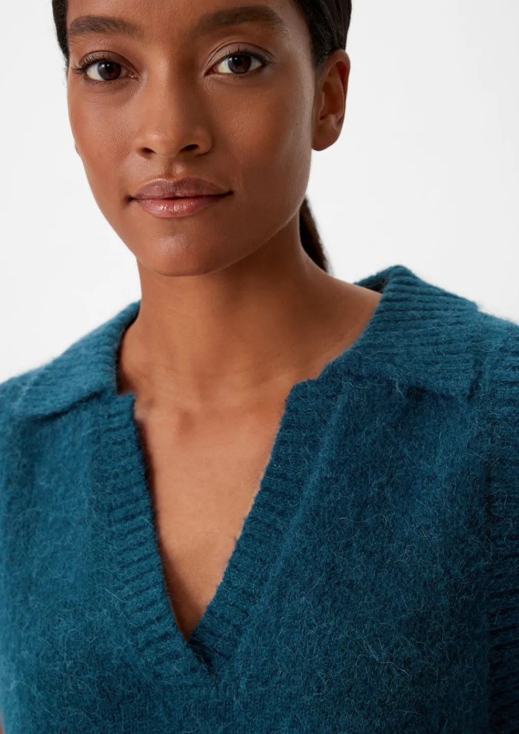 Strickpullunder aus Alpakamix-Comma Outlet
