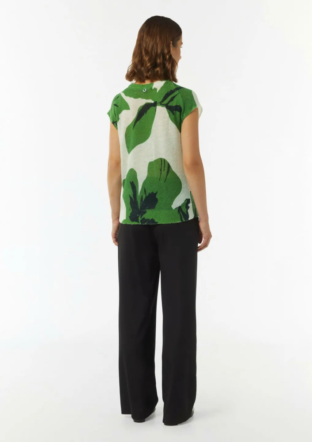 Strickpullunder mit All-over-Print-Comma Clearance