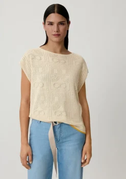 Strickpullunder mit Lochstickerei-Comma Sale