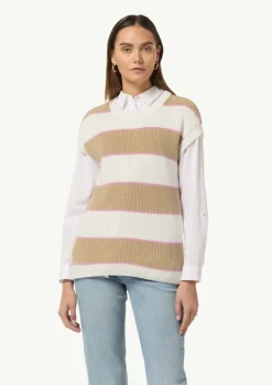 Strickpullunder mit Rippstruktur-Comma Clearance