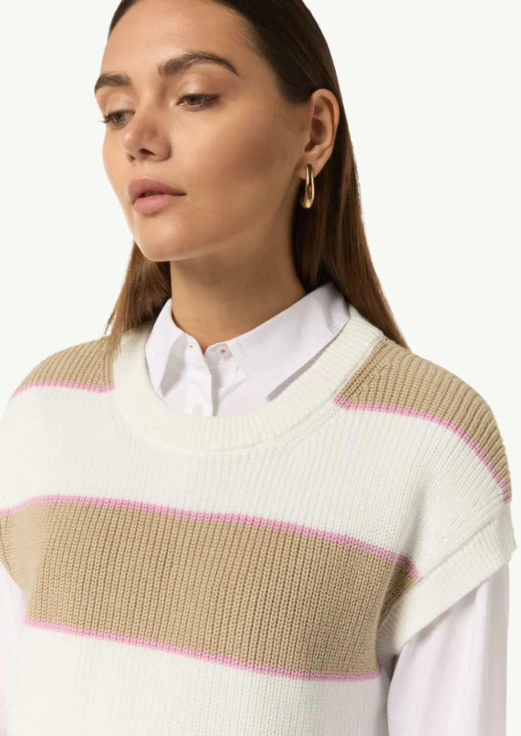 Strickpullunder mit Rippstruktur-Comma Clearance