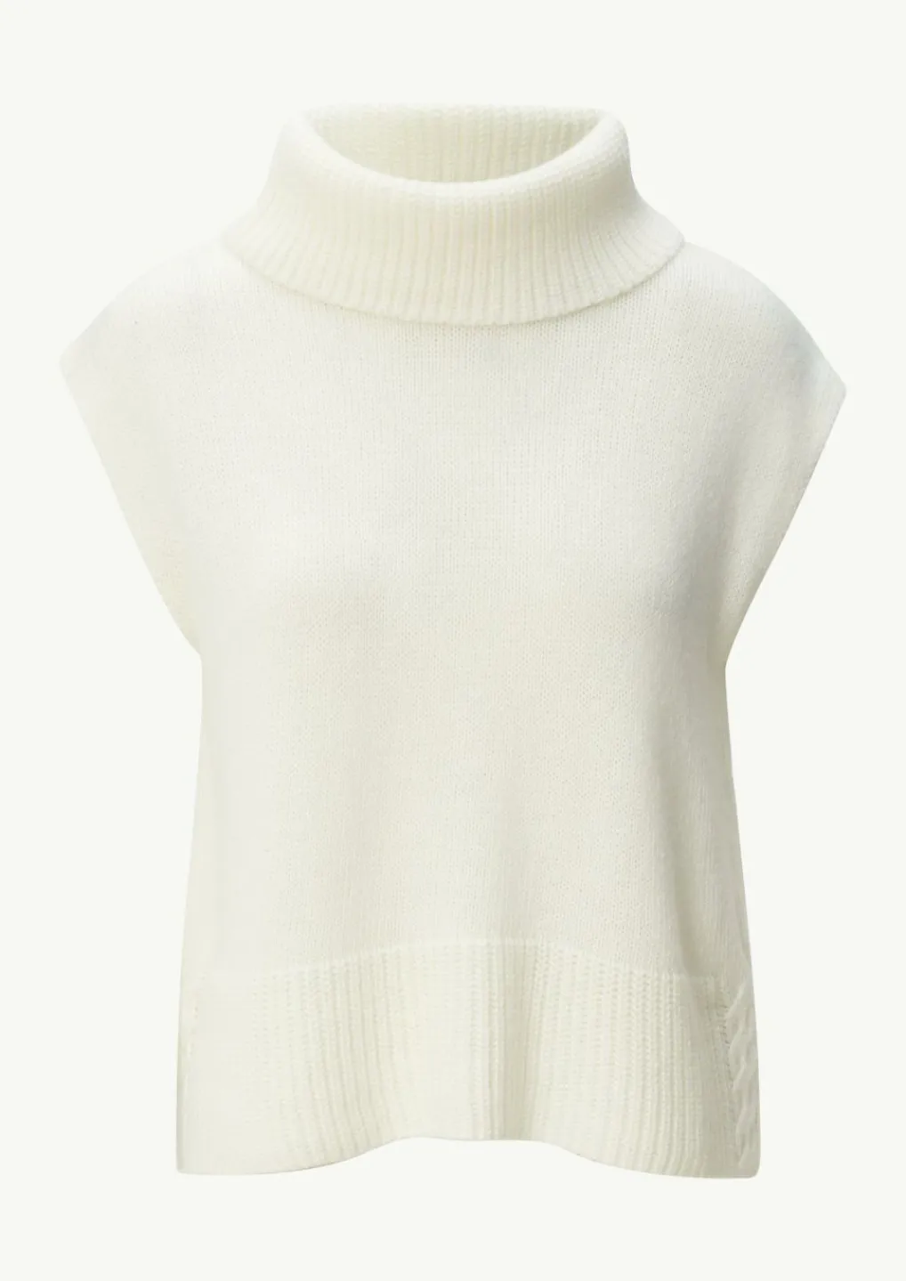 Strickpullunder mit Zopfmuster am Saum-Comma Clearance