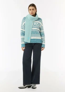 Strickschal mit Glitzergarn-Comma Discount