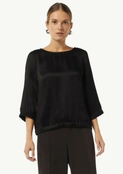 Strukturierte Bluse aus Viskose-Comma New