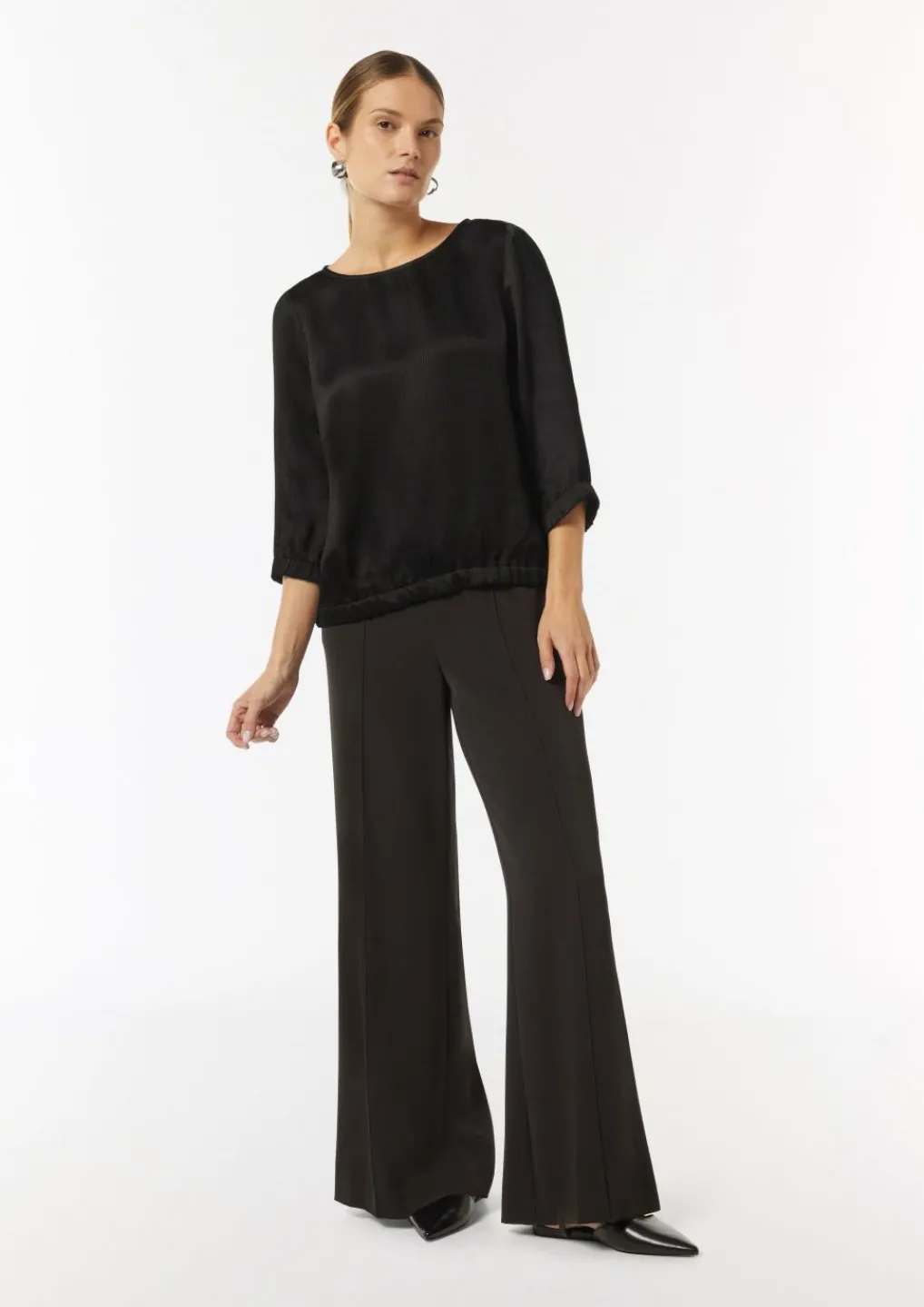 Strukturierte Bluse aus Viskose-Comma New