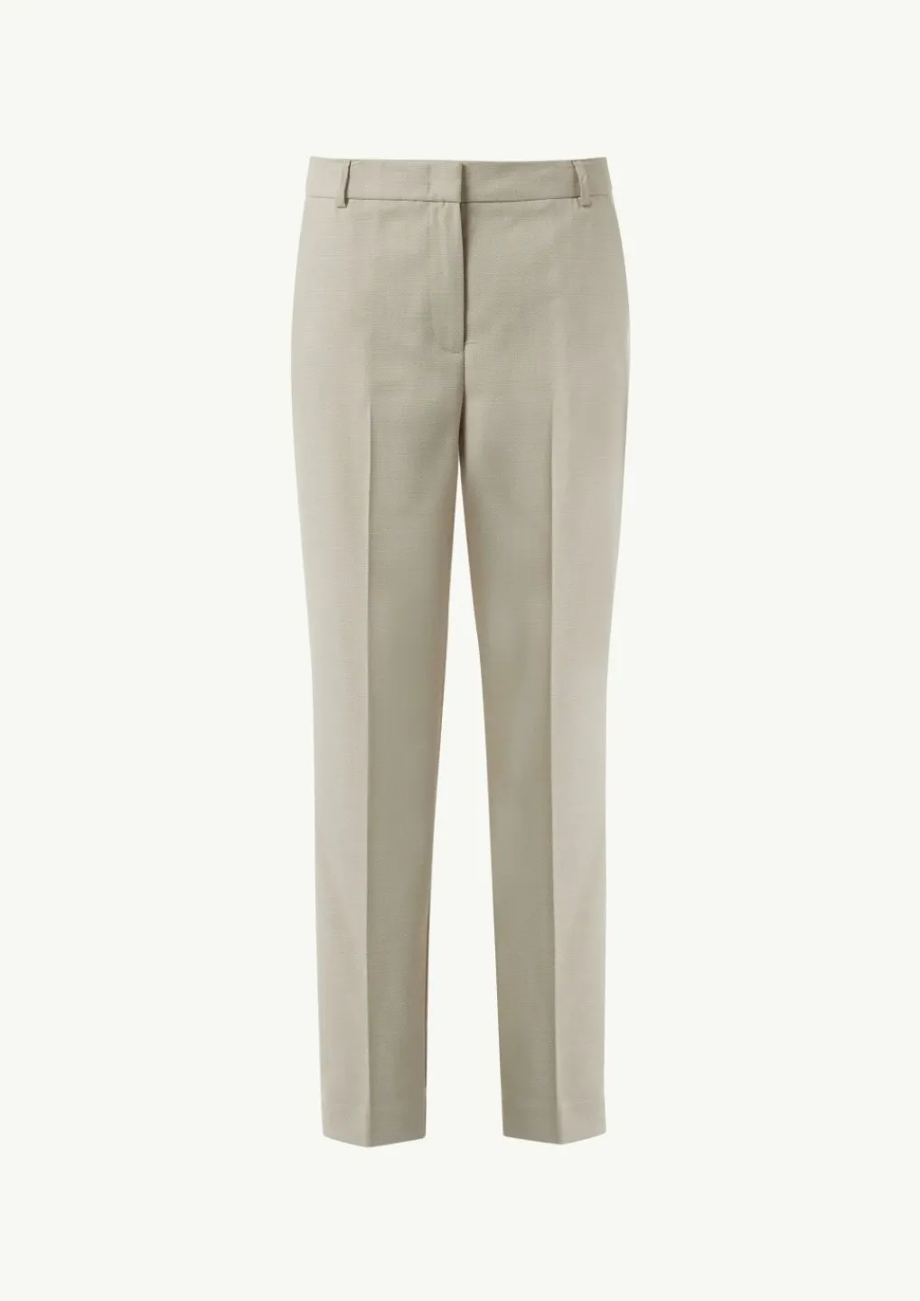 Strukturierte Cigarette-Pants mit Bügelfalten-Comma Sale