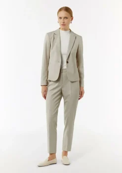 Strukturierter Blazer mit Reverskragen-Comma Hot