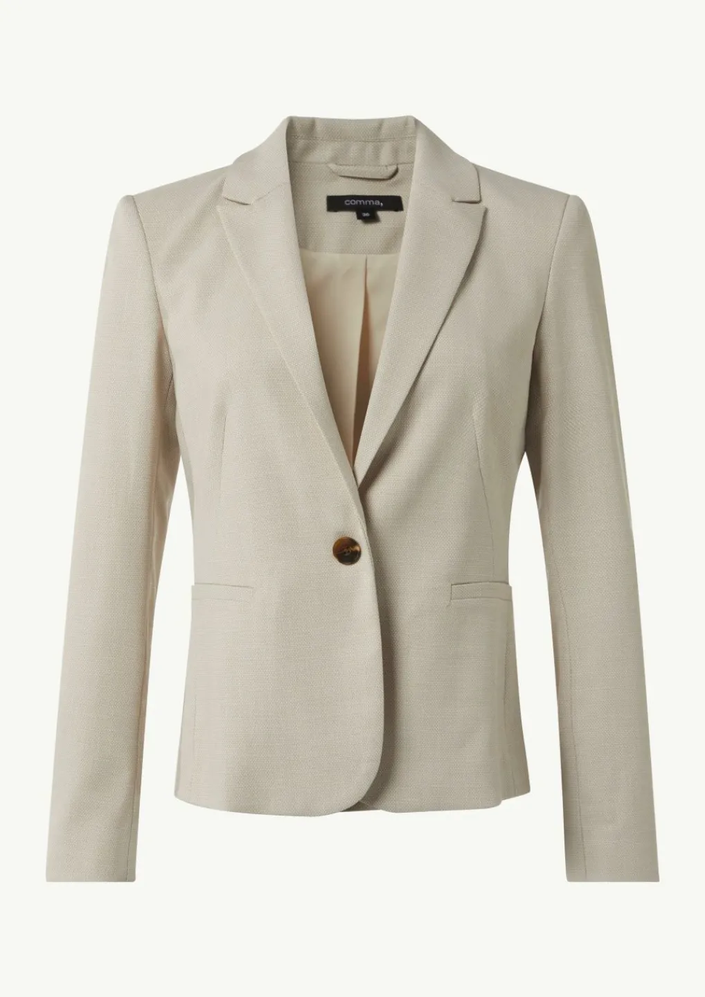 Strukturierter Blazer mit Reverskragen-Comma Hot