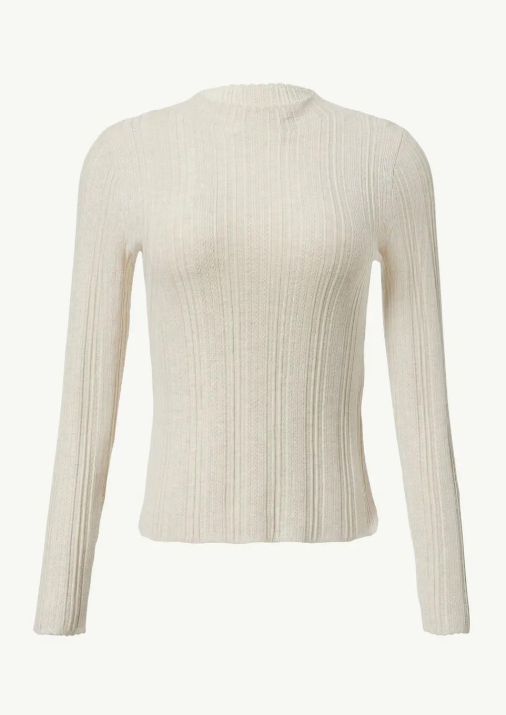 Strukturierter Feinstrickpullover im Slim Fit-Comma Discount