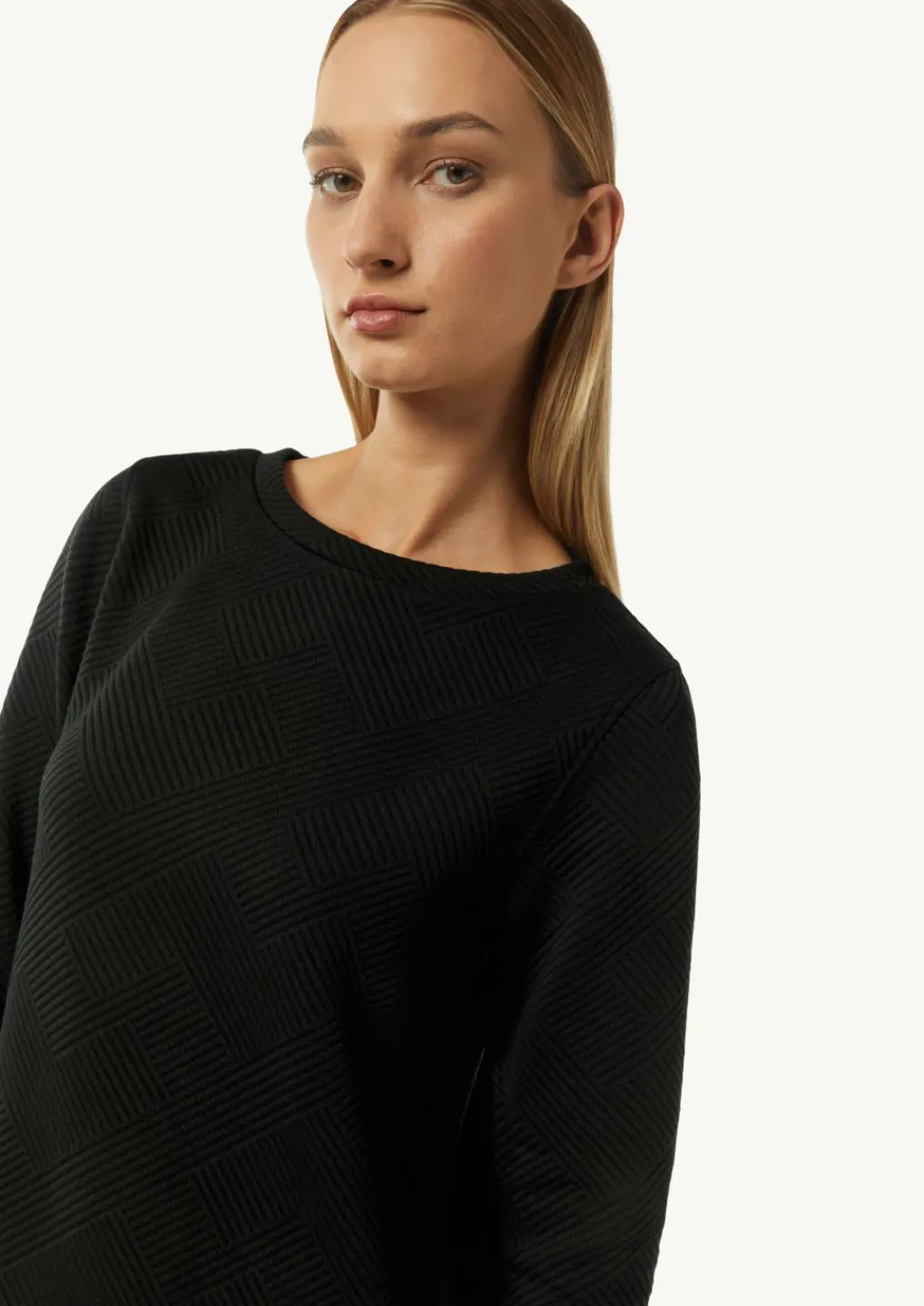 Strukturiertes Jersey-Kleid-Comma Discount