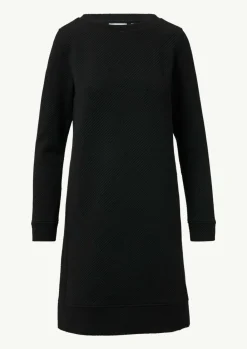 Strukturiertes Jersey-Kleid-Comma Discount