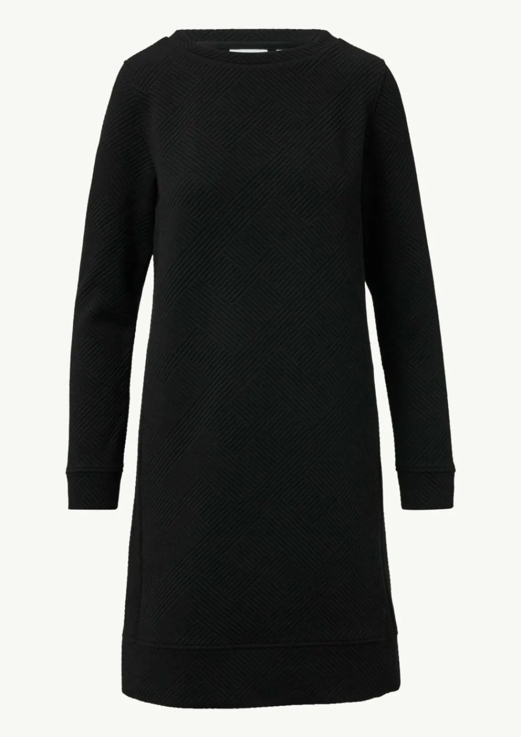 Strukturiertes Jersey-Kleid-Comma Discount