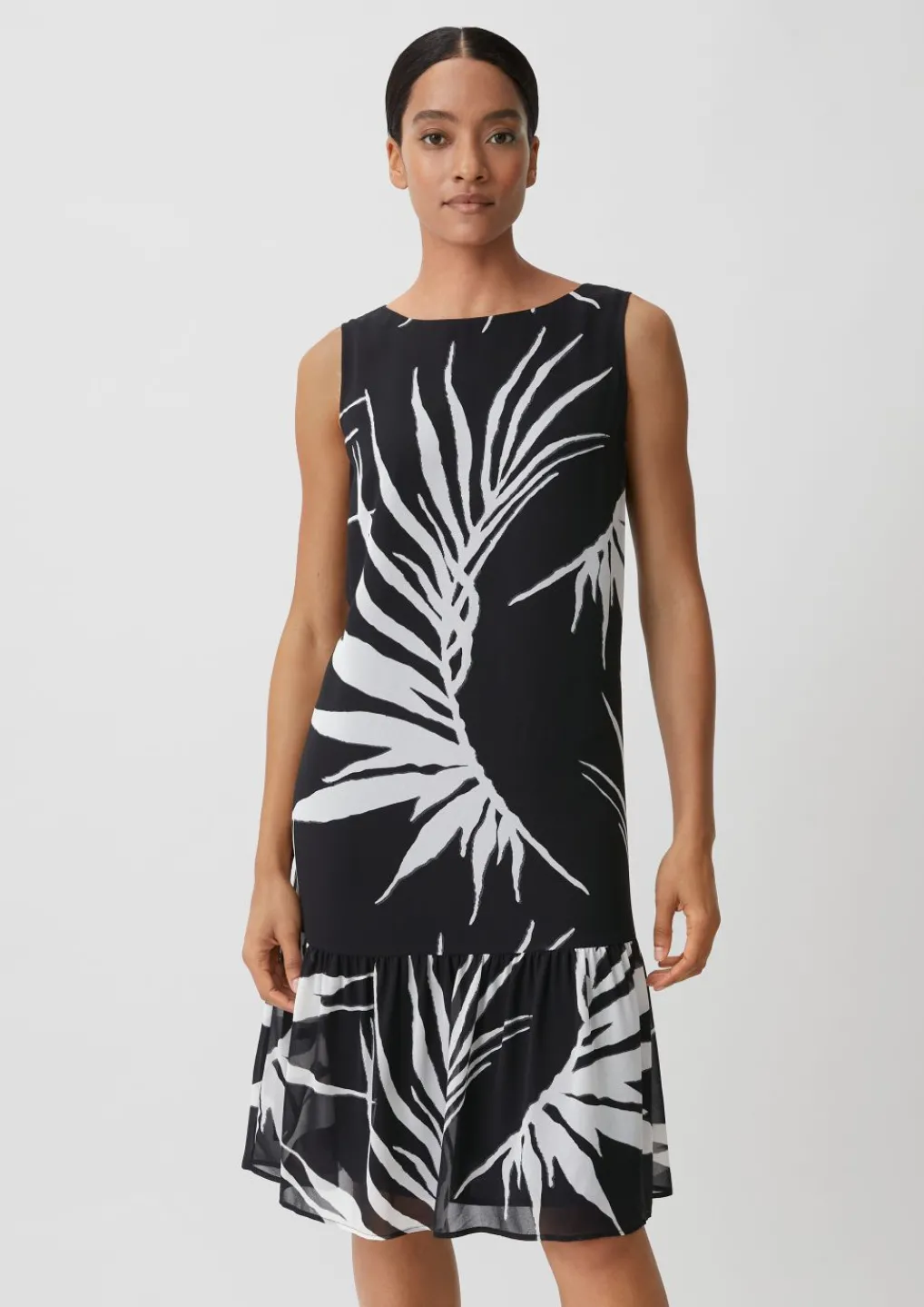 Stufenkleid aus Chiffon-Comma Online