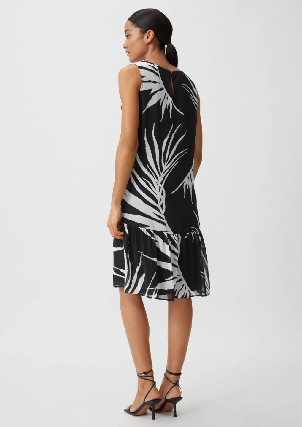 Stufenkleid aus Chiffon-Comma Online
