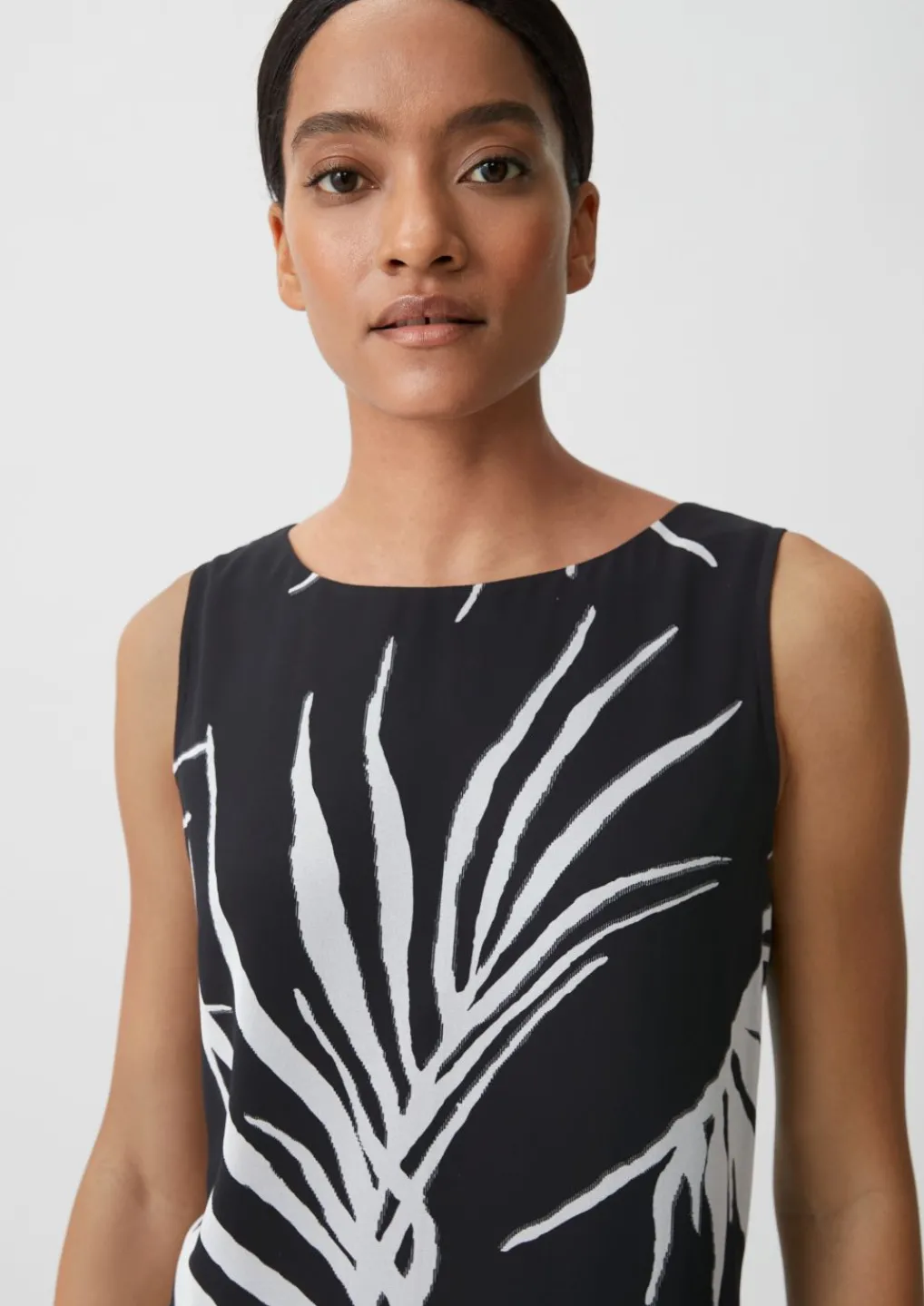 Stufenkleid aus Chiffon-Comma Online