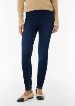 Super-Skinny-Jeans aus Baumwollstretch-Comma New
