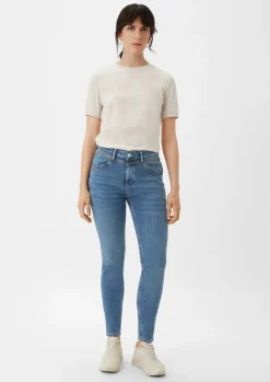 Superskinny-Jeans mit verkürztem Bein-Comma Discount