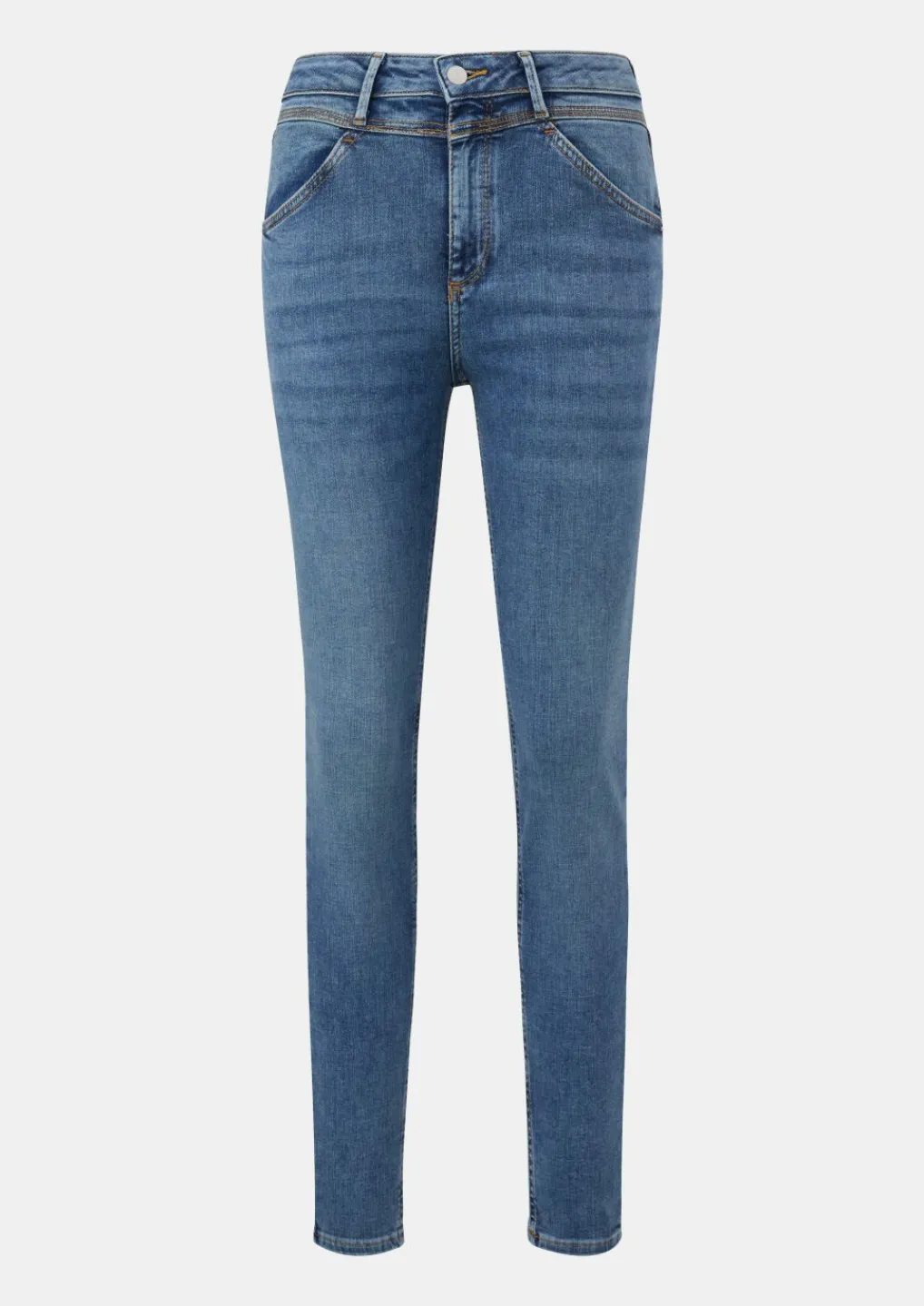 Superskinny-Jeans mit verkürztem Bein-Comma Discount