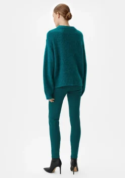 Super skinny: Twillhose aus Baumwollmix-Comma Clearance