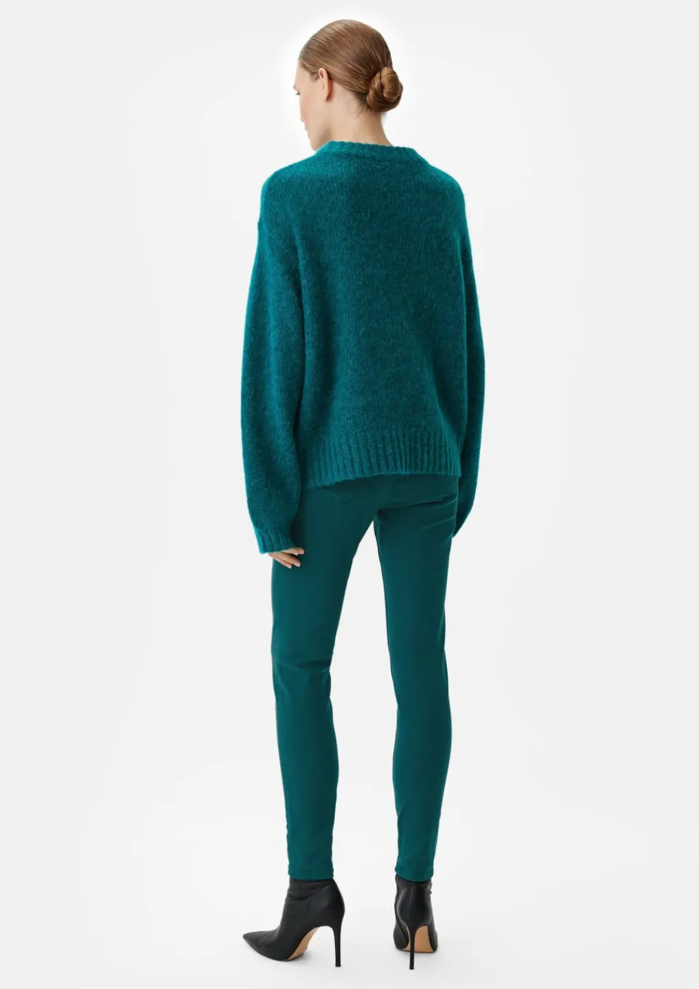 Super skinny: Twillhose aus Baumwollmix-Comma Clearance