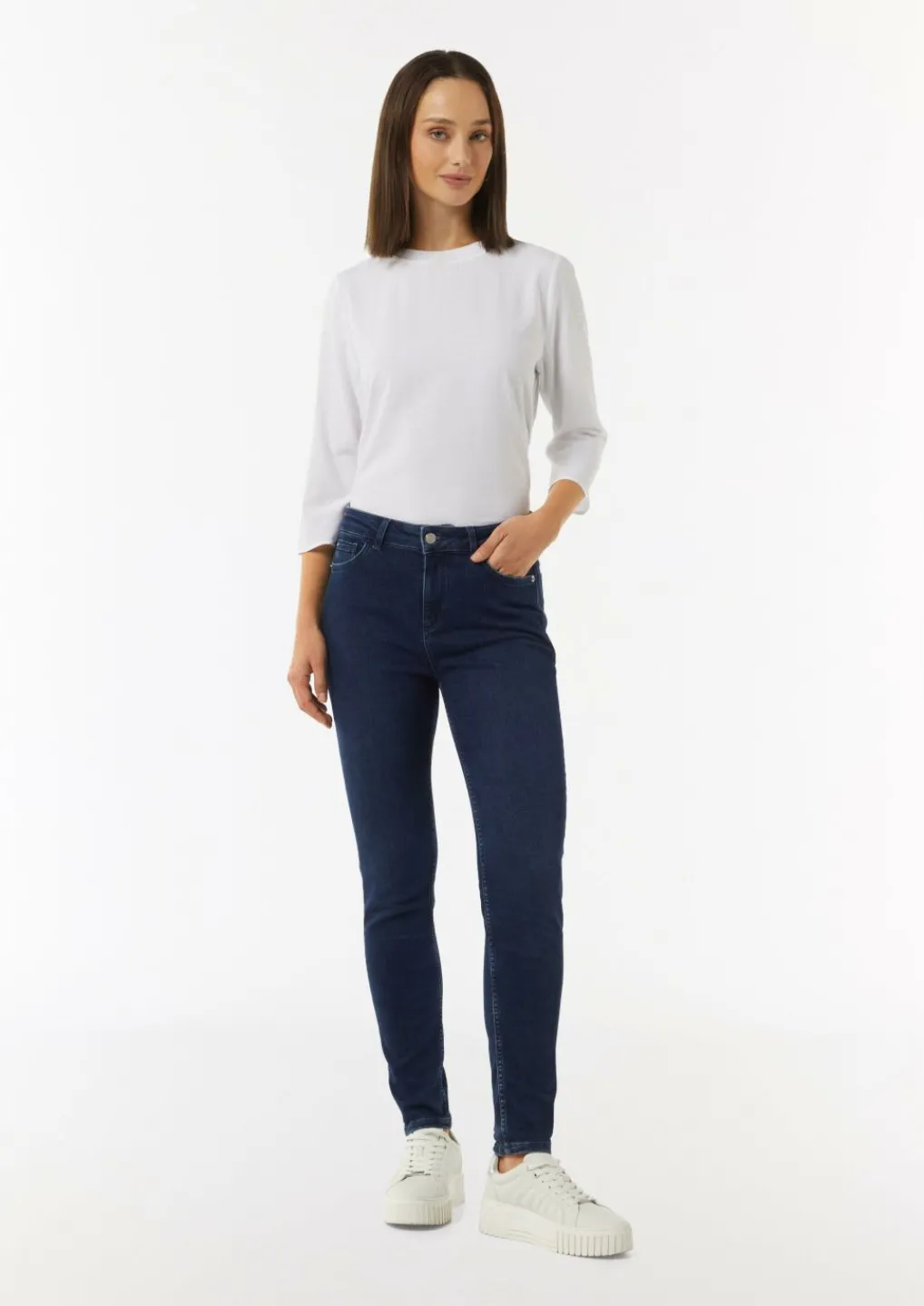 Superstretch-Jeans mit Skinny Leg-Comma Hot
