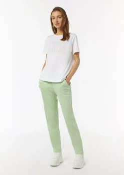 Sweat-Hose mit elastischem Bund und Eingrifftaschen-Comma Online