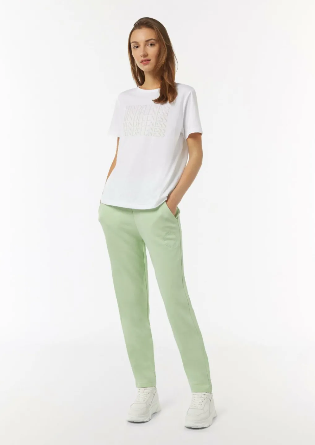 Sweat-Hose mit elastischem Bund und Eingrifftaschen-Comma Online