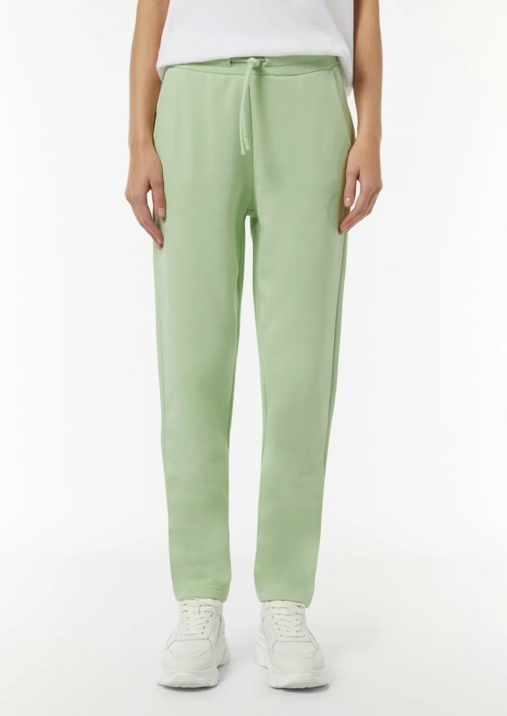 Sweat-Hose mit elastischem Bund und Eingrifftaschen-Comma Online