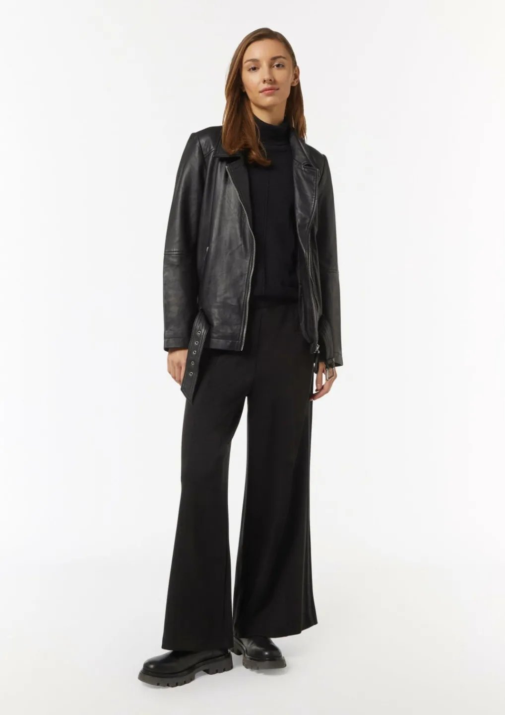 Sweatpants mit Wide Leg-Comma Hot