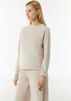 Sweatshirt aus Jersey mit Schmuck-Detail-Comma New