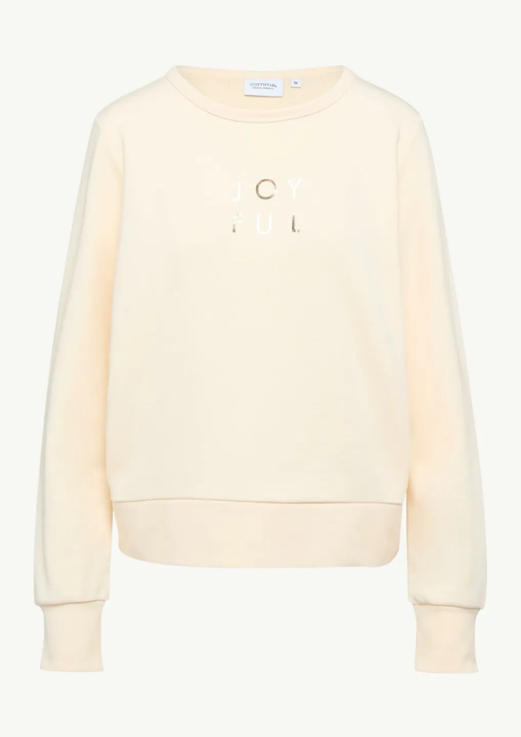 Sweatshirt mit Artwork-Comma Fashion