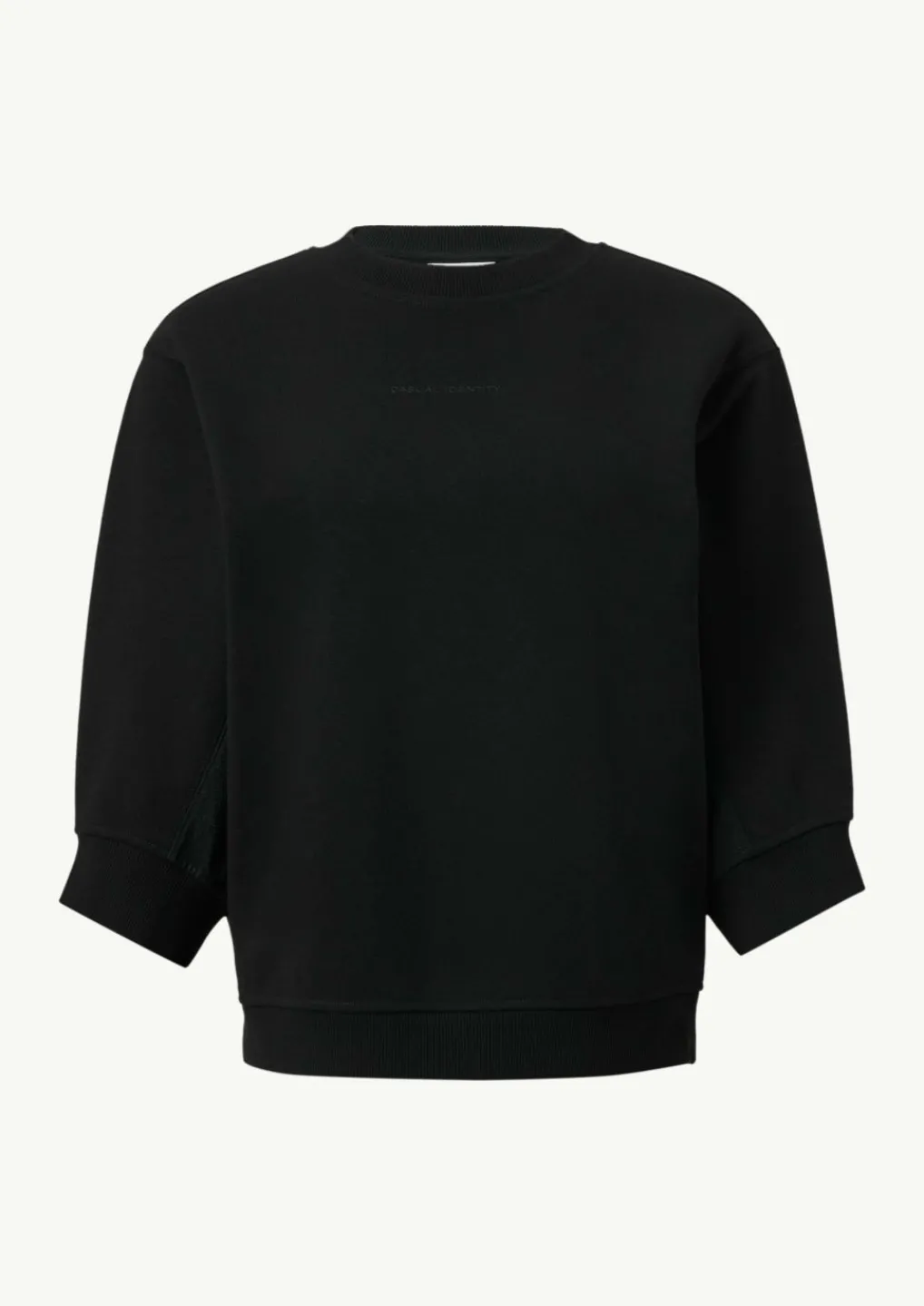 Sweatshirt mit Fledermausärmeln und schimmernden Details-Comma Fashion
