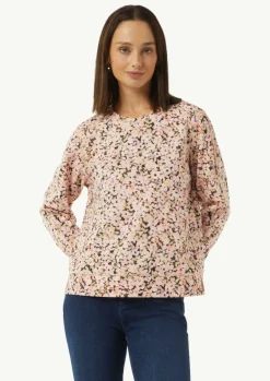 Sweatshirt mit floralem Muster-Comma Online