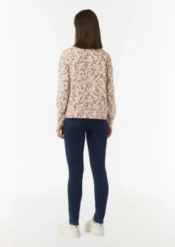 Sweatshirt mit floralem Muster-Comma Online