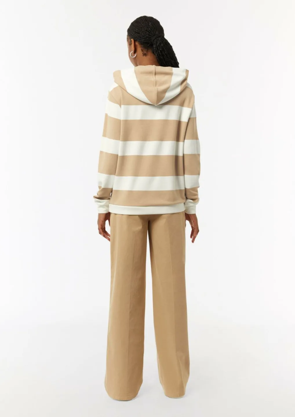 Sweatshirt mit Kapuze und Blockstreifen-Comma Sale