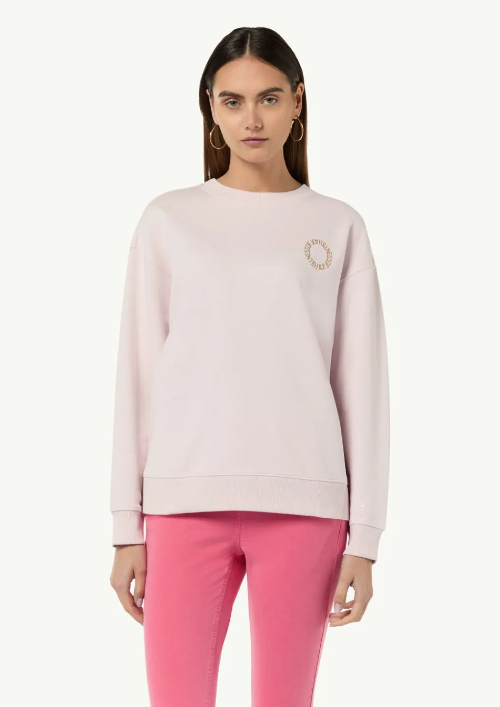 Sweatshirt mit Rückenstickerei-Comma Discount