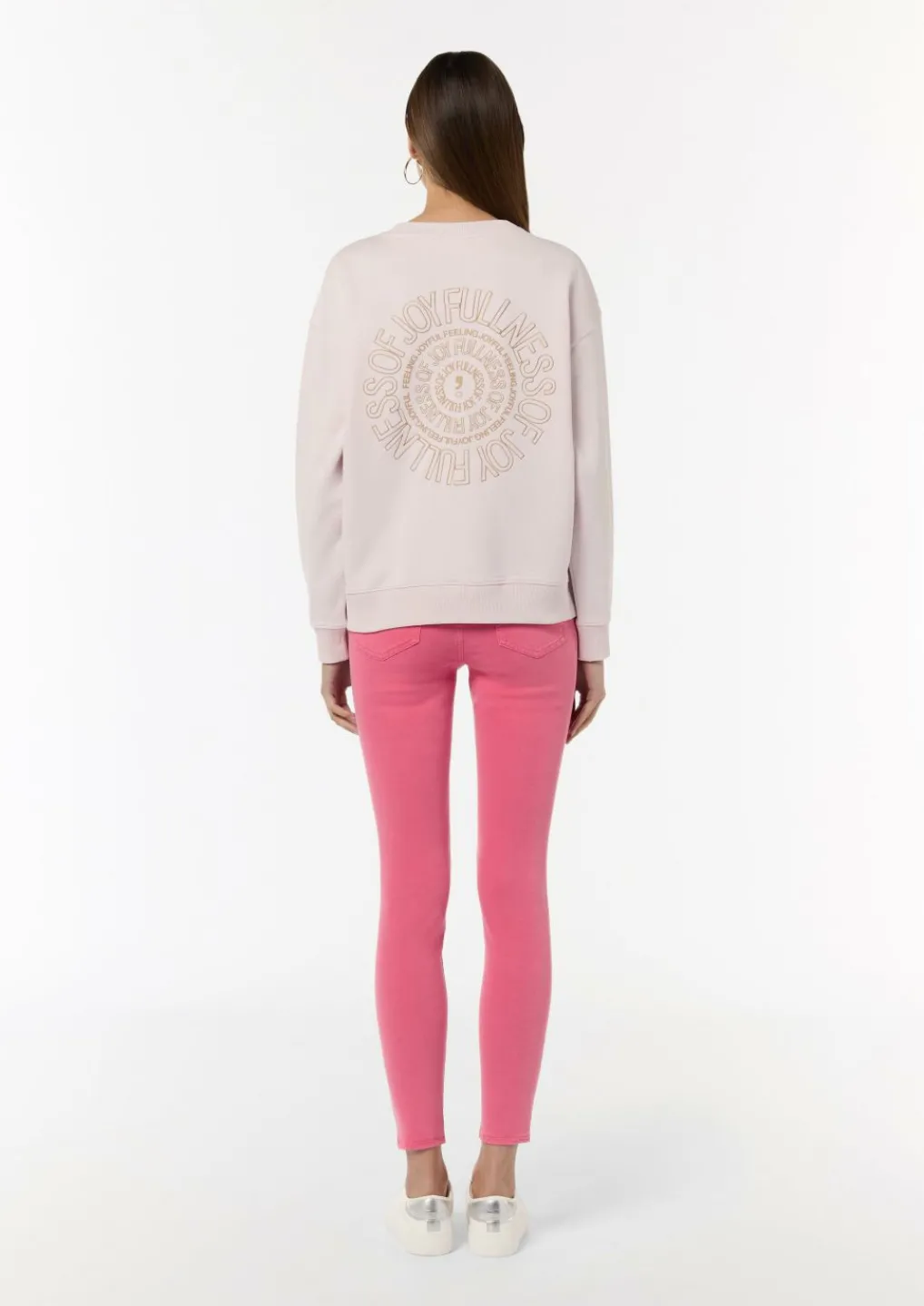 Sweatshirt mit Rückenstickerei-Comma Discount