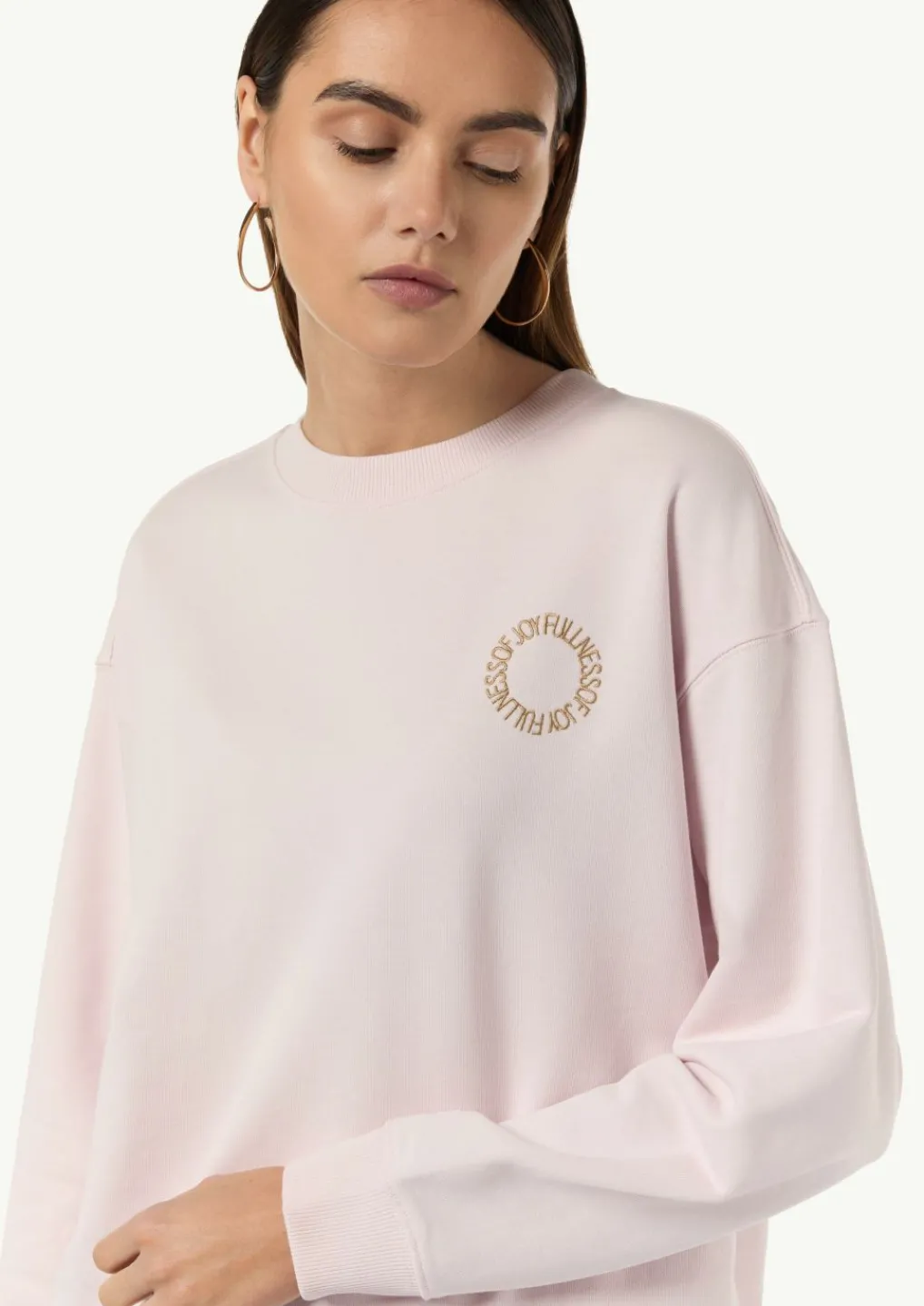 Sweatshirt mit Rückenstickerei-Comma Discount