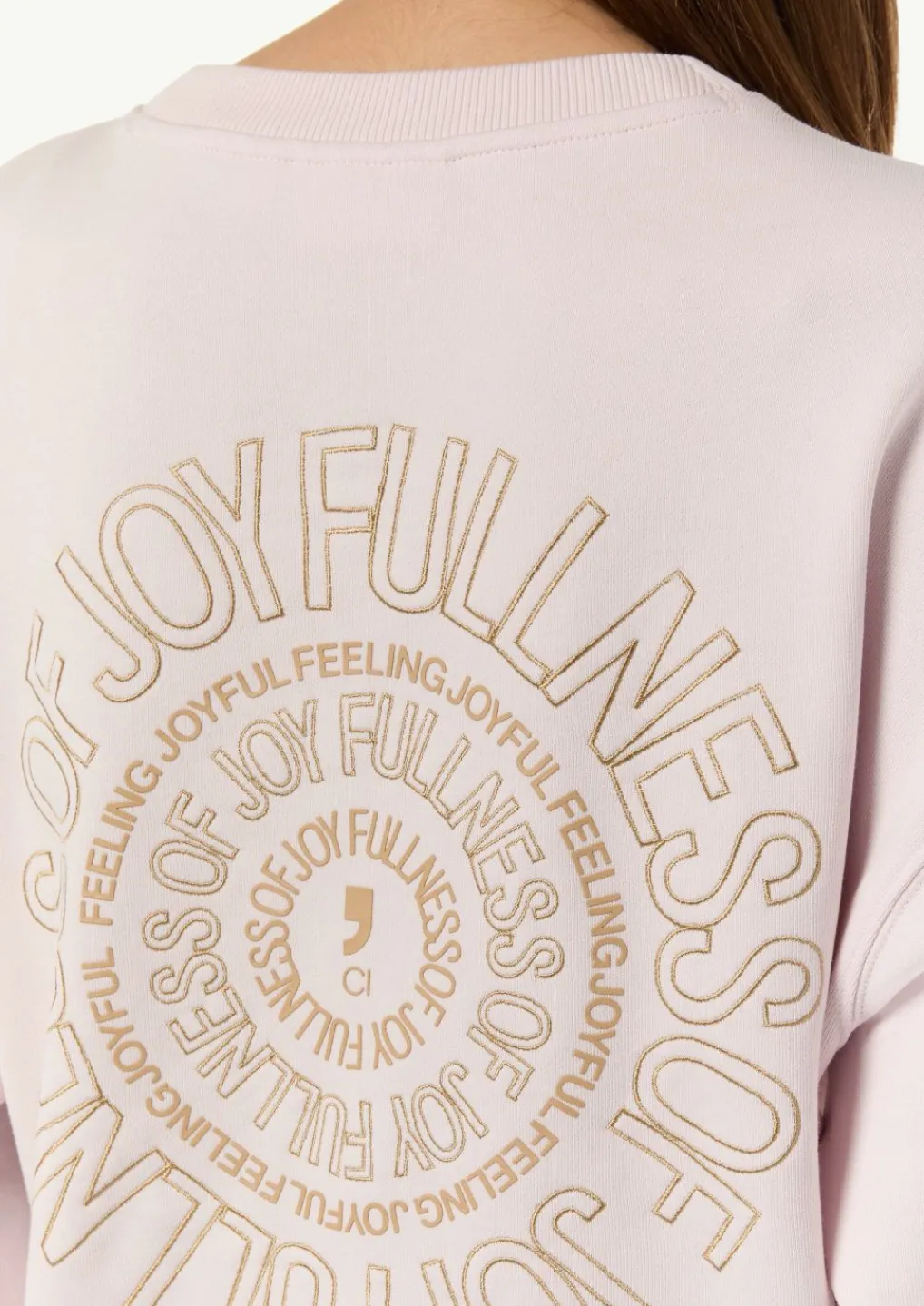 Sweatshirt mit Rückenstickerei-Comma Discount