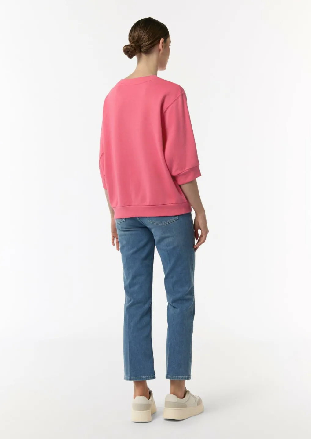 Sweatshirt mit 3/4-Ärmeln-Comma Outlet