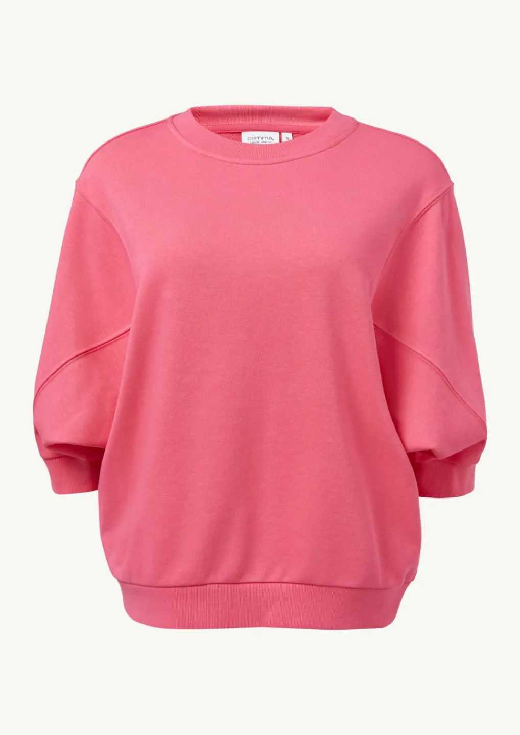 Sweatshirt mit 3/4-Ärmeln-Comma Outlet
